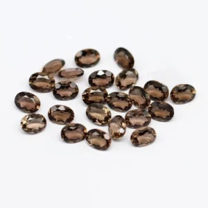 Natural Smoky Quartz Loose Stone Tea Crystal Gemstone
