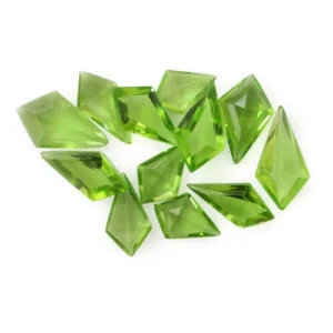 Natural AAA Green Peridot Customize Shape Jewelry Making