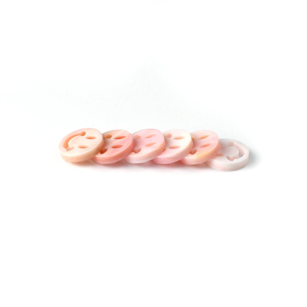 Pink Shell Jewelry smiling face Shape Custom Size - Image 7