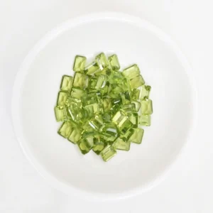 Top Quality Peridot Small Octagonal Cut Green Gemstone