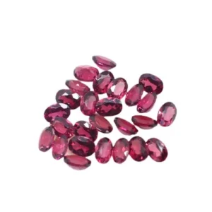 Natural Pyrope Garnet Egg Shaped Loose Stones