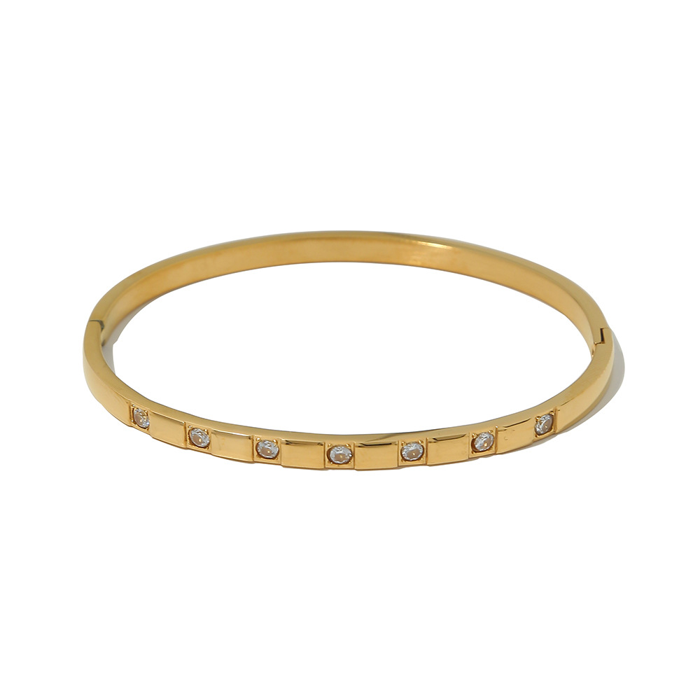 Titanium Steel Live Mouth 18K Gold Bracelet - Image 6