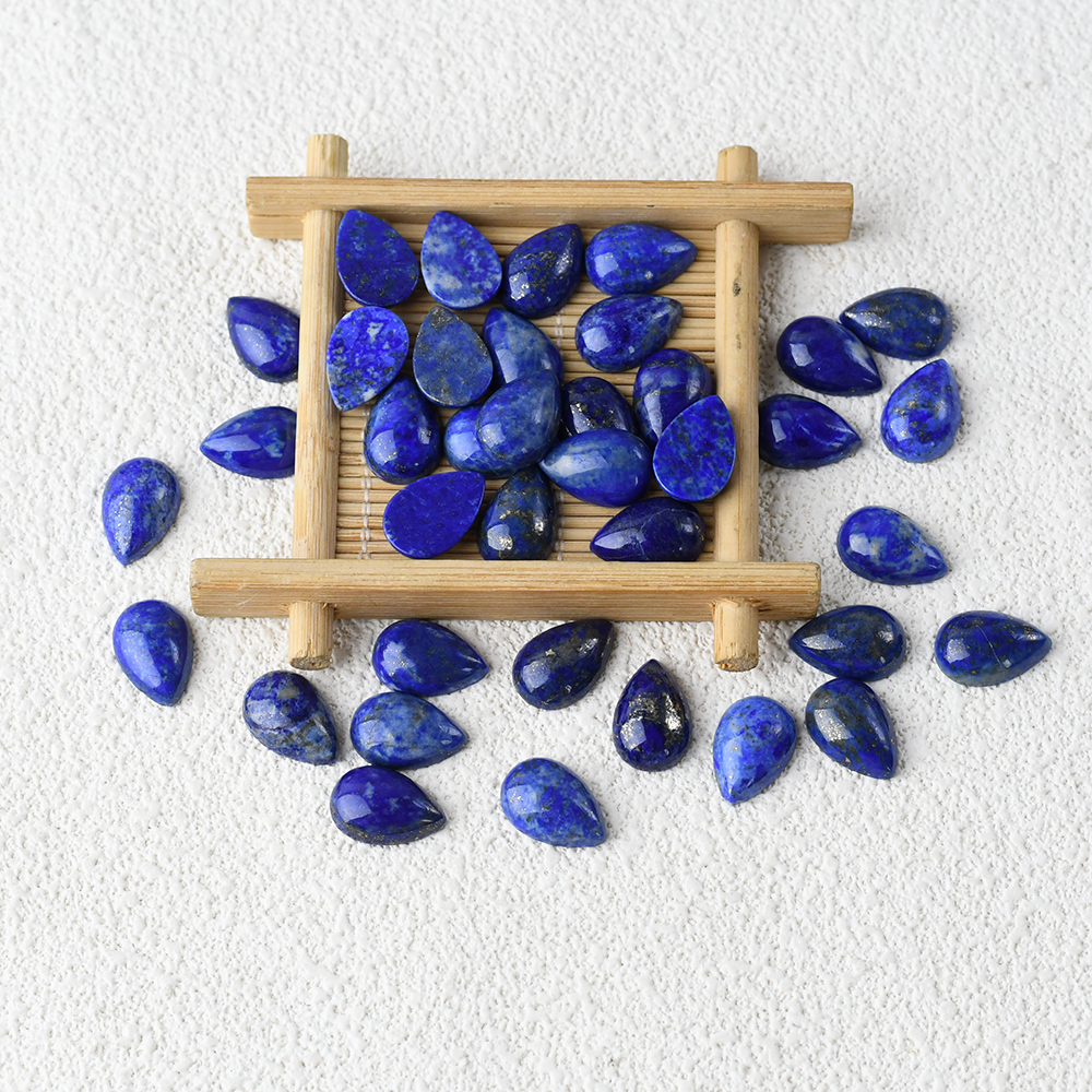 Lapis Lazuli Drop Shape Cabochons For Jewelry Making - Image 7