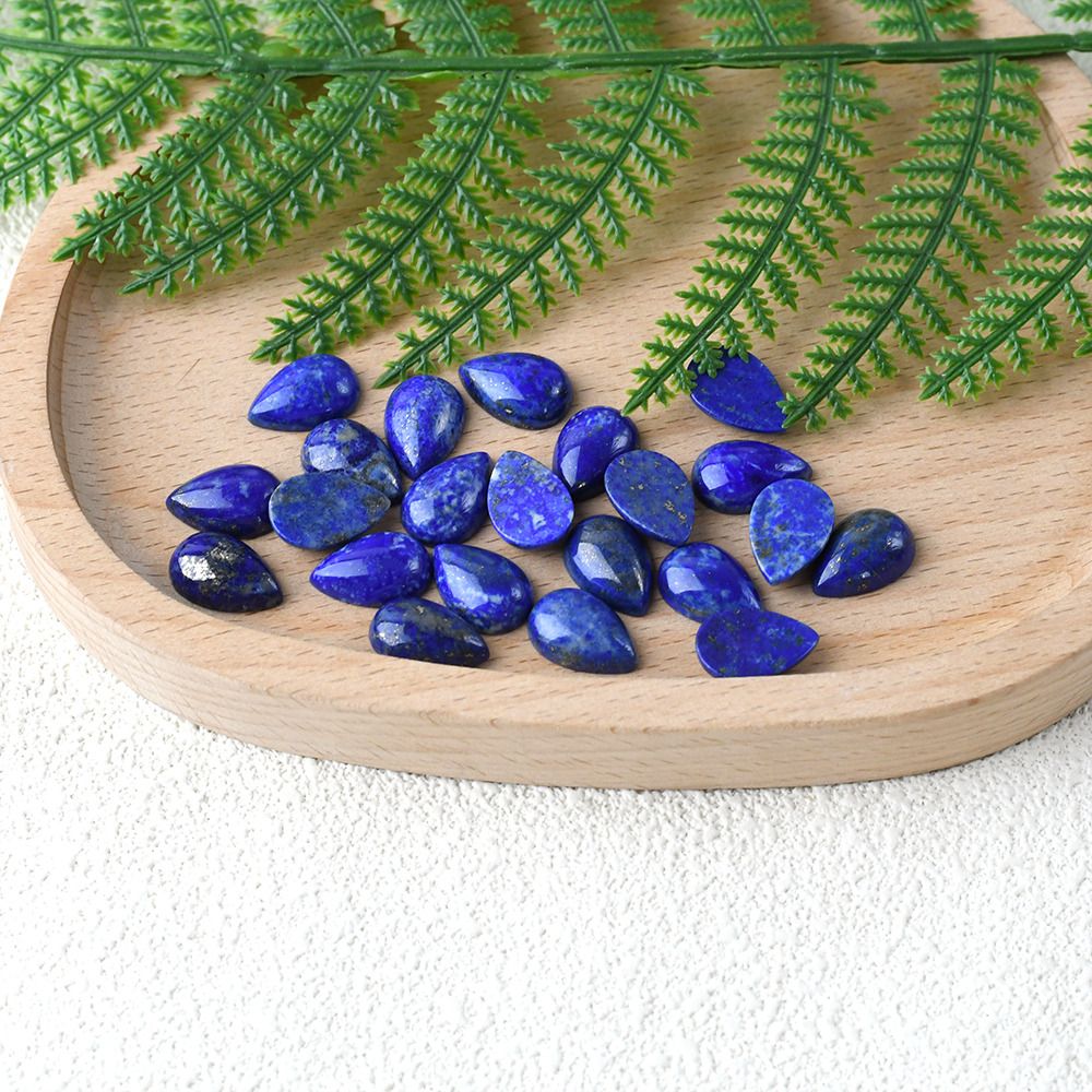Lapis Lazuli Drop Shape Cabochons For Jewelry Making - Image 3