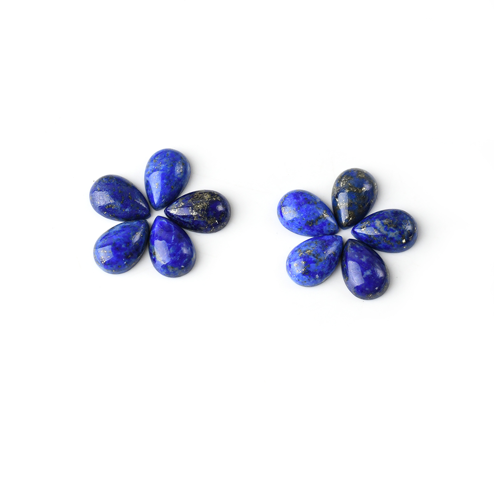 Lapis Lazuli Drop Shape Cabochons For Jewelry Making - Image 4