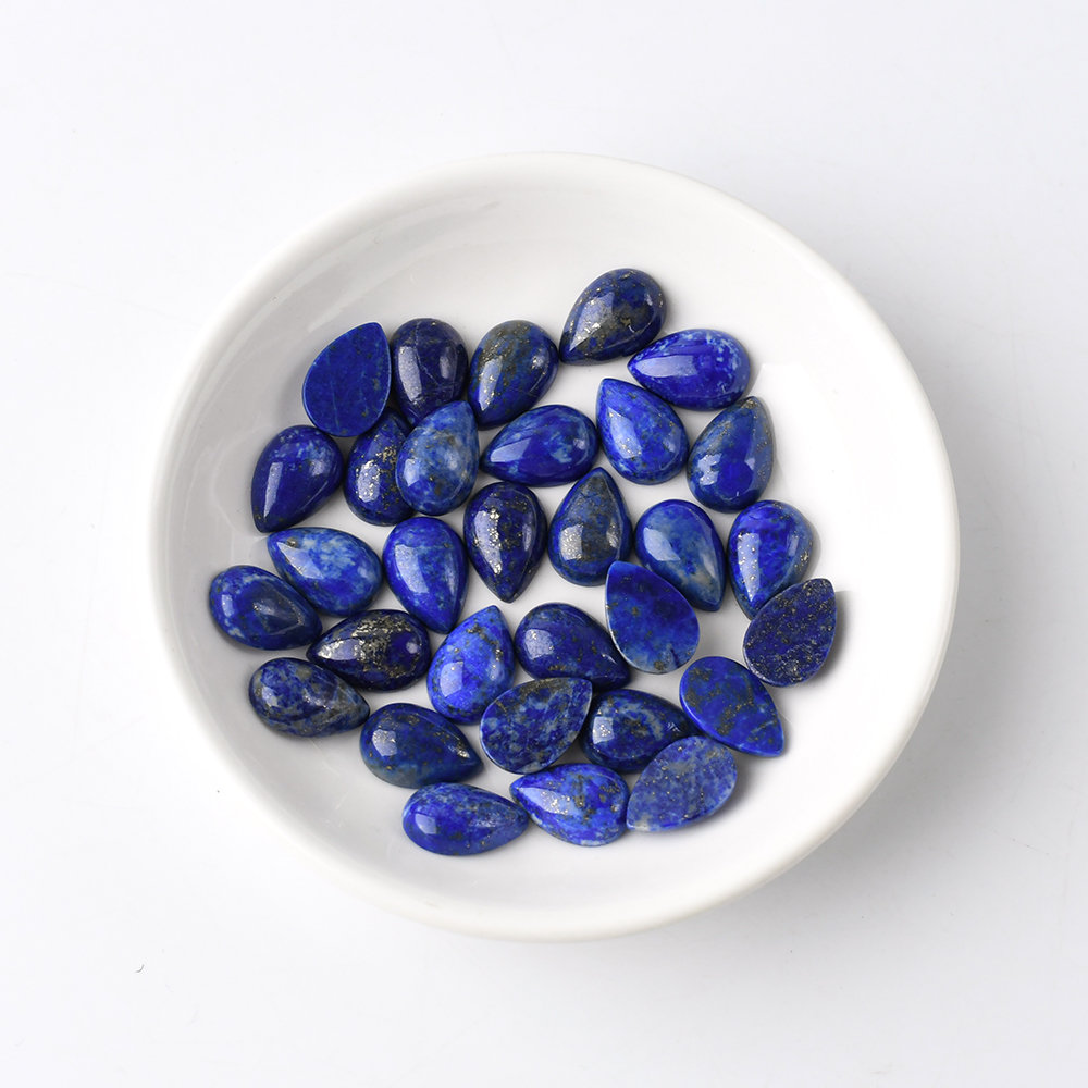 Lapis Lazuli Drop Shape Cabochons For Jewelry Making - Image 5