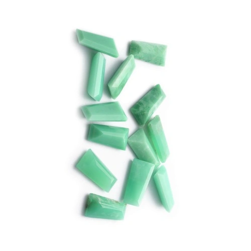 Irregular Shaped Australian Jade High Quality Green Gemstone