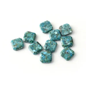 Natural Piezoelectric Turquoise Small Octagonal Cut